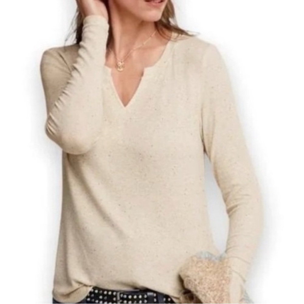Cabi Oatmeal Simple Tee